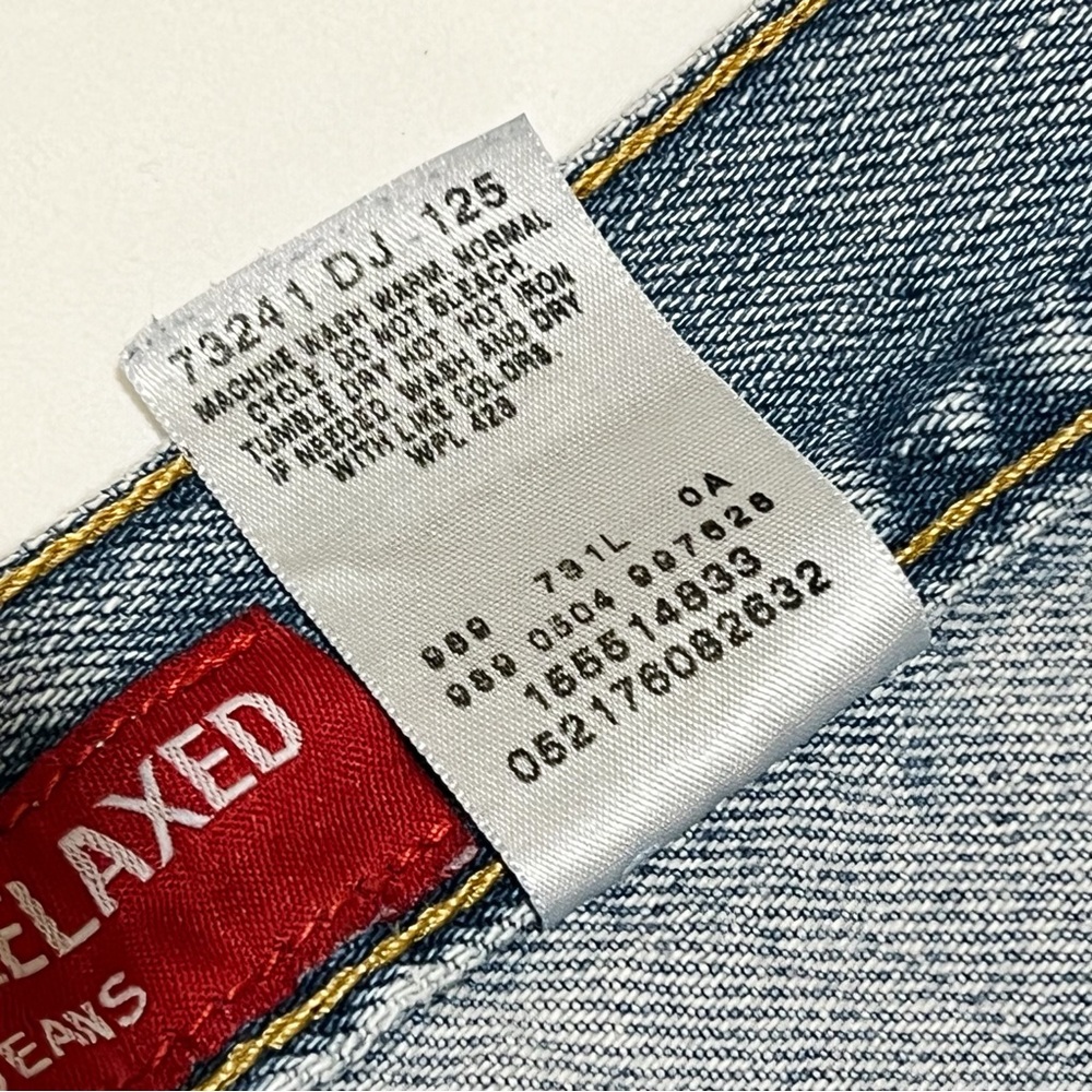 Levi’s Vintage 550 Classic Relaxed Tapered Women’s Jeans Denim Size 14 M - Picture 6 of 6